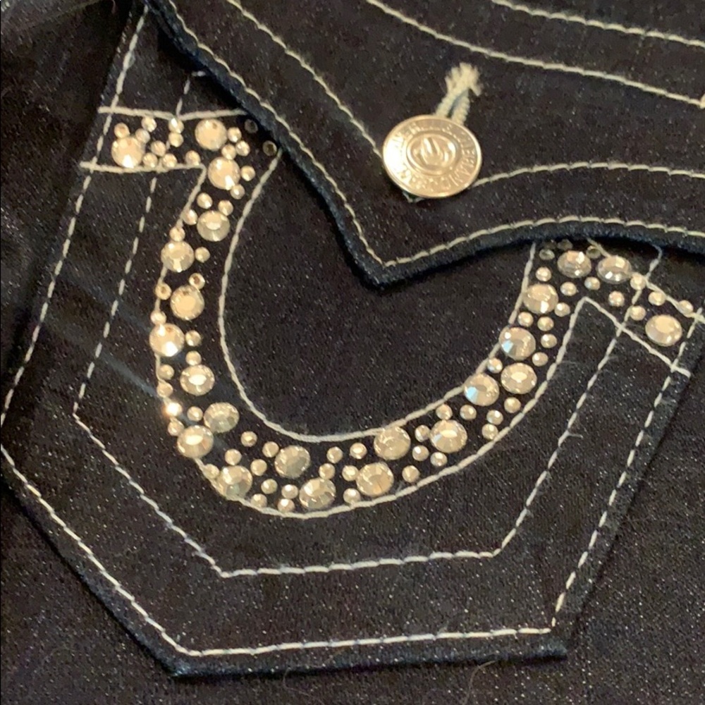 True Religion Jeans. Embellished pockets. Size 26